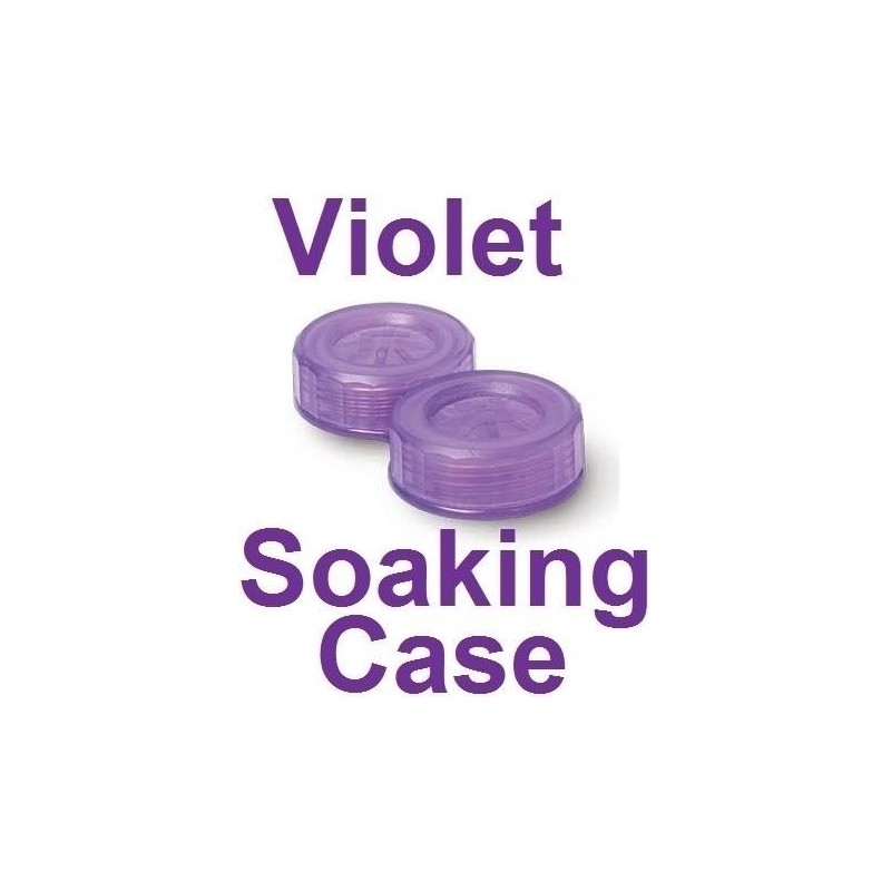 Neon Violet Contact Lens Soaking/Storage case