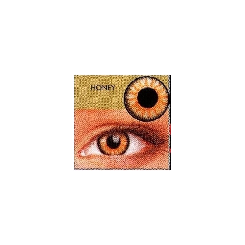 Glamour Honey Vibrant Coloured Contact Lenses  (3Month Lenses)