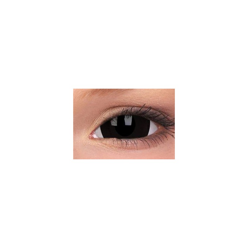ColourVue Black Titan Mini Sclera Coloured Contact Lenses (1 Year)