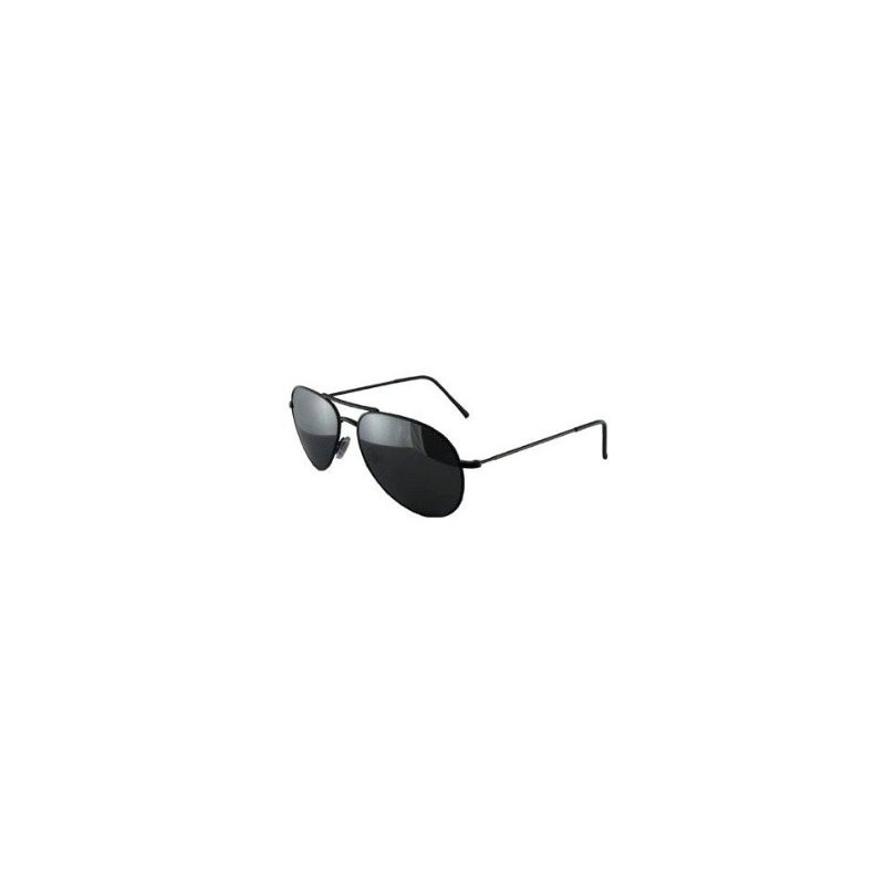 Black Aviator Mirror Sunglasses Shades UV400 Protection