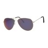 Unisex Purple Fade Sunglasses With Silver Metal Frame UV400 Protection a30099