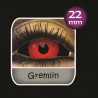 Gremlin Black and Red Sclera Full Eye Contact Lenses 22mm (6 Month)
