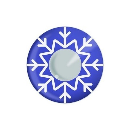 Snowflake Coloured Contact Lenses For Christmas Spirit