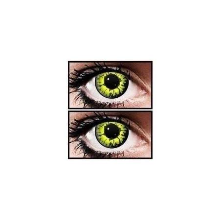 Yellow Wolf Coloured Contact Lenses