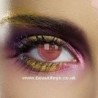 EDIT Colour Vision Red Mesh Contact Lenses