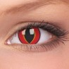 Red Mad Frog Reptile Crazy Colour Contact Lenses (1 Year Wear)