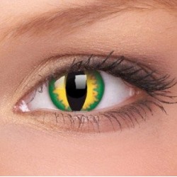 Green Dragon Crazy Colour Contact Lenses (1 Year Wear)