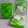 Green Froggy Designer Contact Lens Travel Kit With Mirr