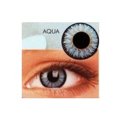 Glamour Aqua Coloured Contact Lenses  (3Month Lenses)