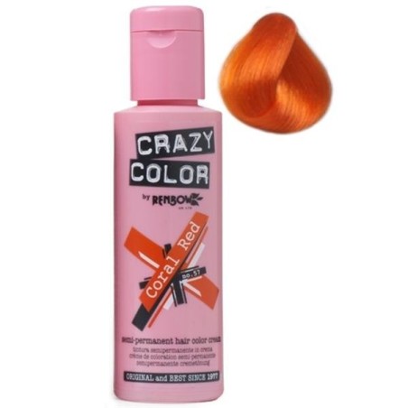 Crazy Colour Hair Dye Coral Red