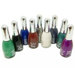 La Femme Set of 9 Nail Polish In The Vivid Collection Set Tray 4