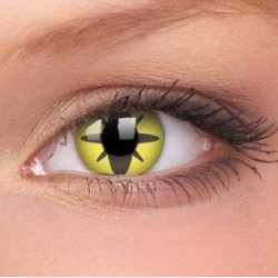 Yellow Flower Crazy Colour Contact Lenses (1 Year Wear)