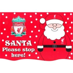 Liverpool Santa Window Sticker