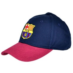 Barcelona Baseball Cap - Navy/Burgundy