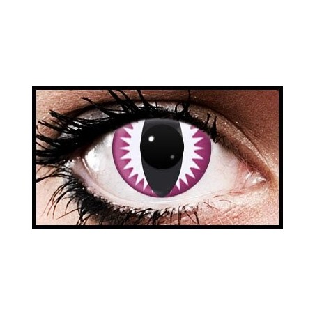 Pink Viper Crazy Coloured Contact Lenses (90 days)