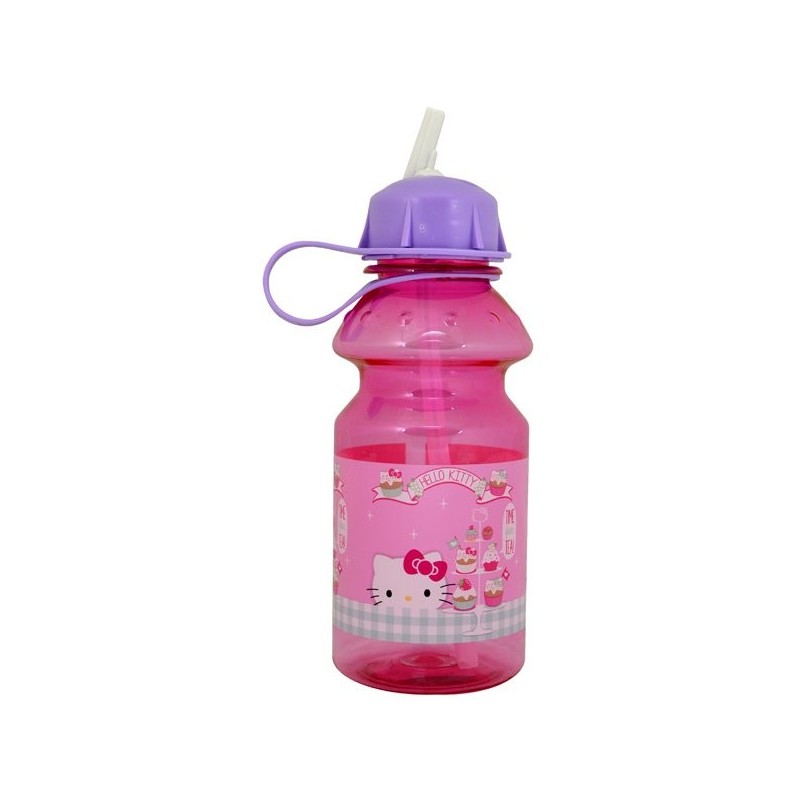 Hello Kitty Tea Party Plastic Sports Bottle