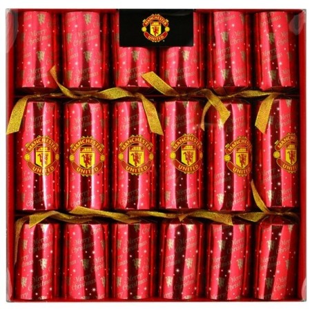 Manchester United Xmas Luxury Crackers - 6PK
