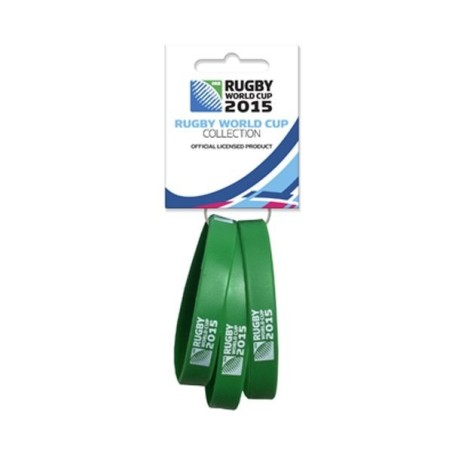 Rugby World Cup 2015 3PK Wristband - Green