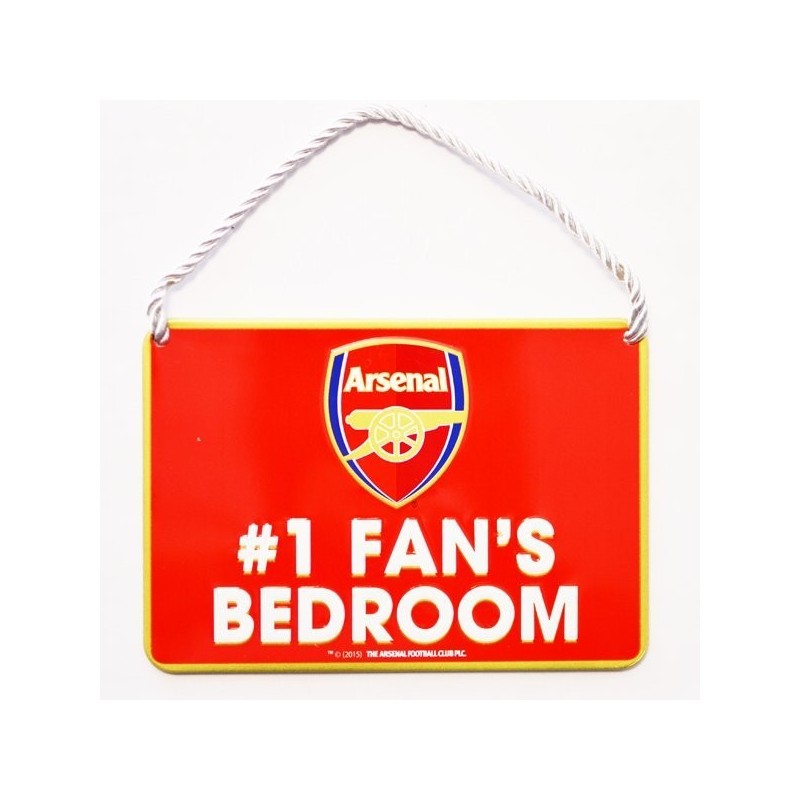 Arsenal No 1 Fan Bedroom Sign