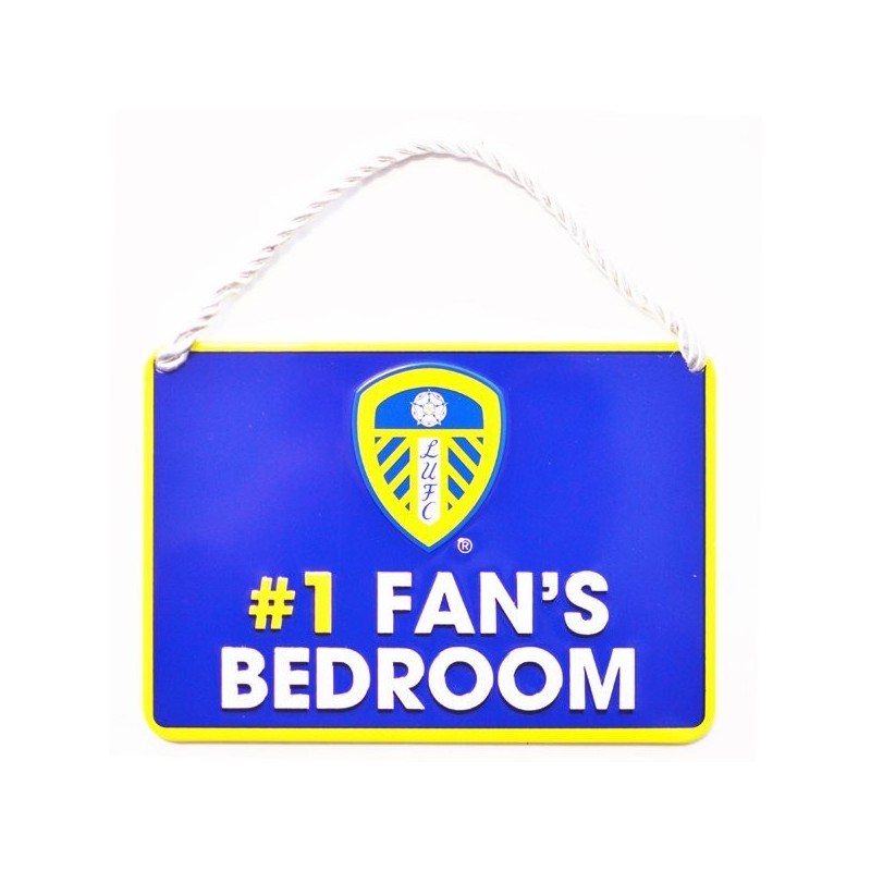 Leeds No 1 Fan Bedroom Sign