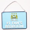 Manchester City No 1 Fan Bedroom Sign