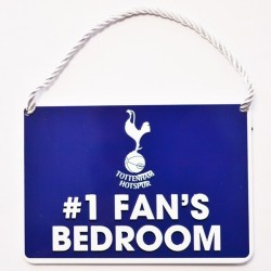 Tottenham No 1 Fan Bedroom Sign