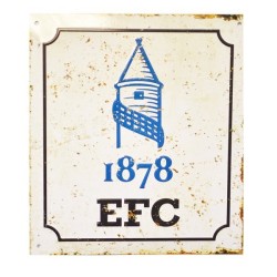 Everton Retro Logo Sign