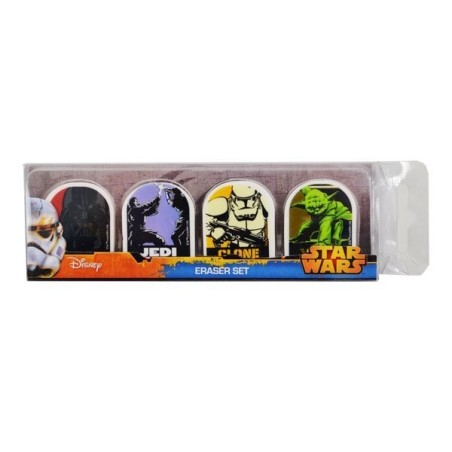 Star Wars 4Pc Eraser Set