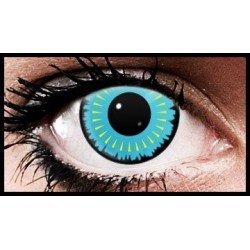 Aqua Burst Crazy Coloured Contact Lenses (90 days)