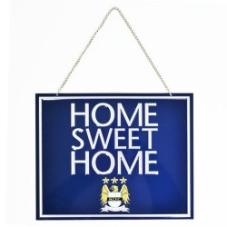 Manchester City Home Sweet Home Sign