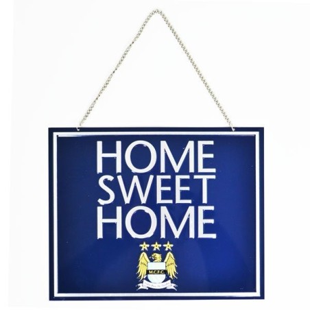 Manchester City Home Sweet Home Sign