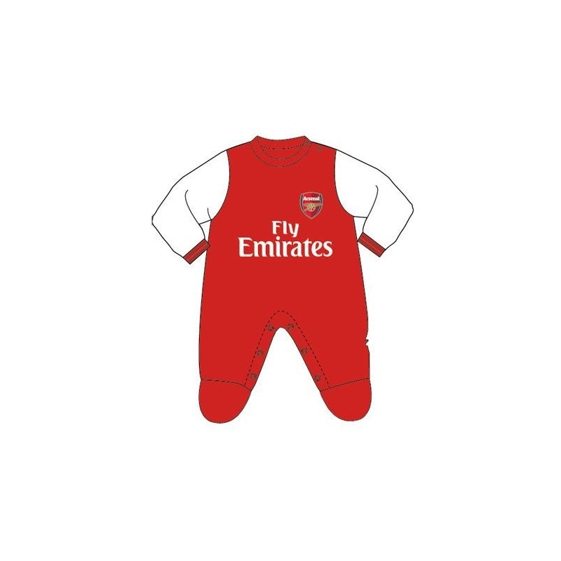 Arsenal Sleepsuit - 0/3 Months