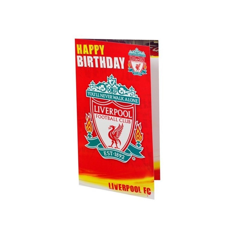 Liverpool Club Crest Birthday Card - 6PK