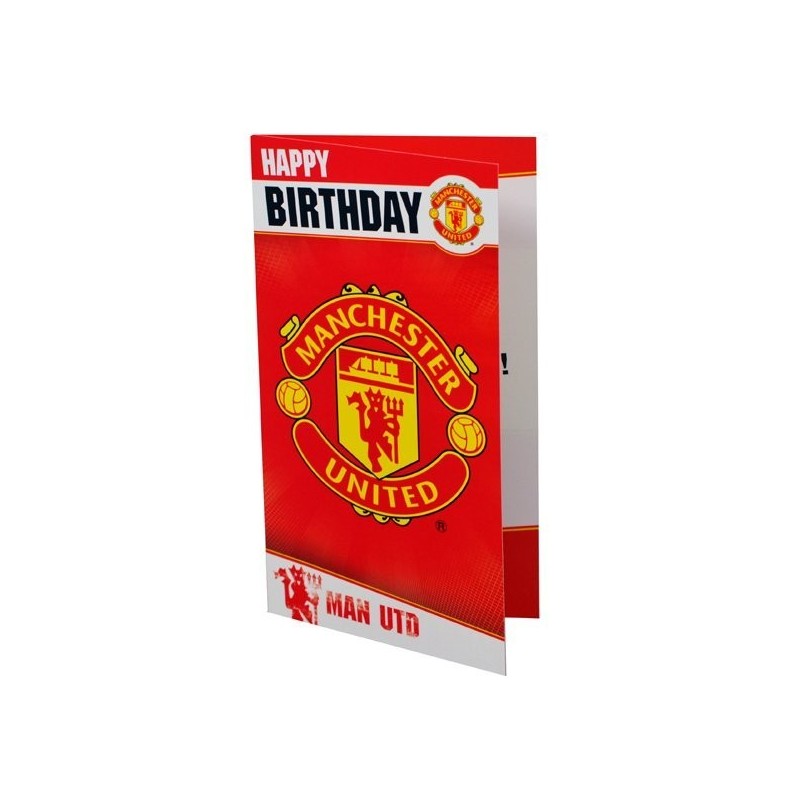 Manchester United Club Crest Birthday Card - 6PK