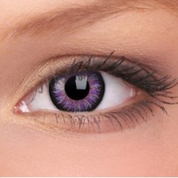 ColourVUE Violet Glamour Coloured Contact Lenses (90 Day)
