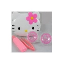 Hello Kitty Lens Travel Kit Ideal For Coloured Contact Lenses