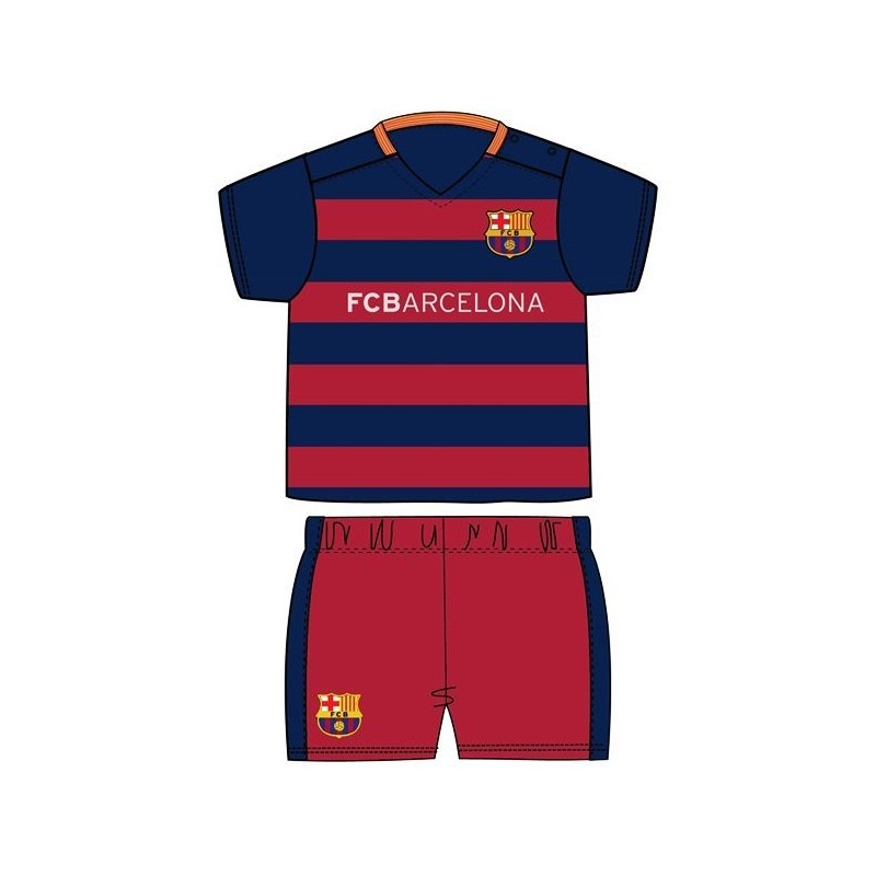 Barcelona Shirt & Shorts Set - 3/6 Months