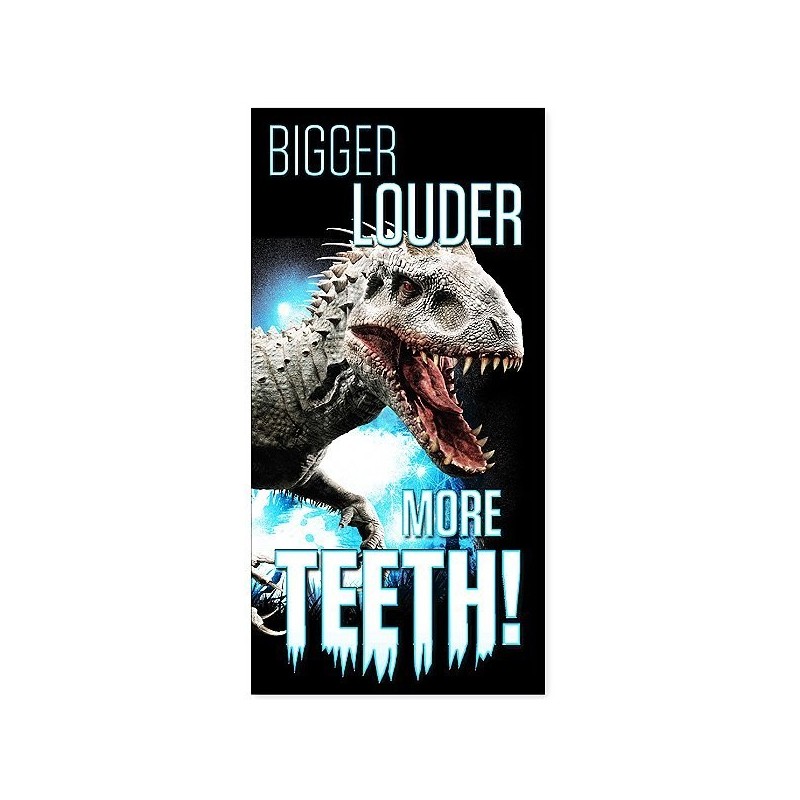 Jurassic World Towel - Bigger Louder More Teeth