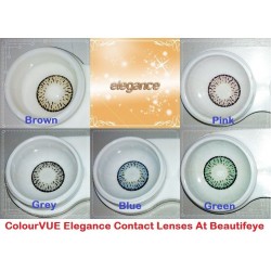 ColourVUE Elegance Aqua Contact Lenses