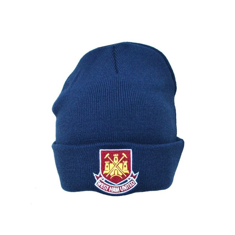 West Ham Cuff Knitted Hat - Navy