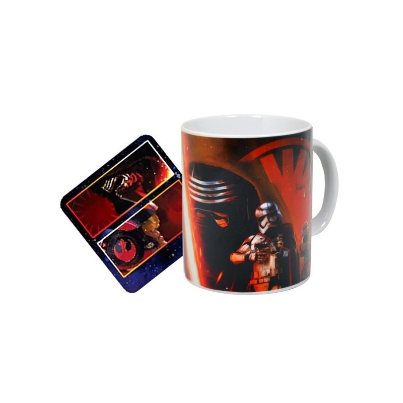 Star Wars Force Awakens Mixed Mug and Coaster Set
