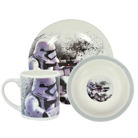 Star Wars Force Awakens 3PC Breakfast Set - Troopers