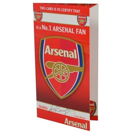 Arsenal No1 Fan Birthday Card - 6PK