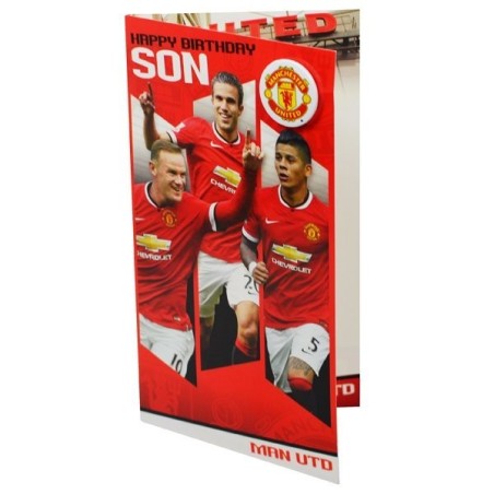 Manchester United Son Birthday Card - 6PK