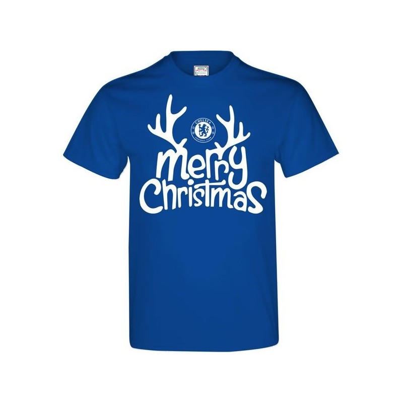 Chelsea Mens Merry Christmas T-Shirt - S