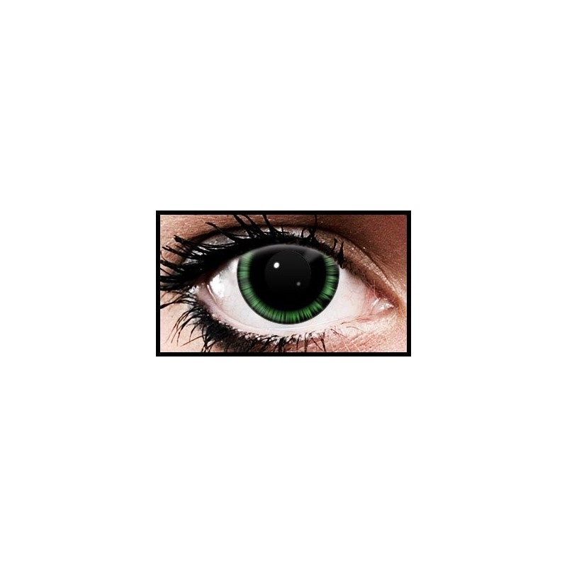 Green Abyss Crazy Coloured Contact Lenses (90 days)