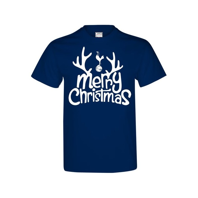 Tottenham Mens Merry Christmas T-Shirt - M