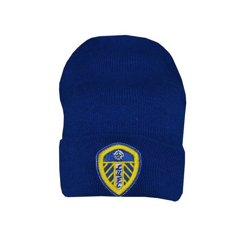 Leeds United Cuff Knitted Hat - Blue