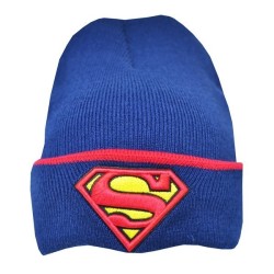 Superman Cuff Knitted Hat - Junior