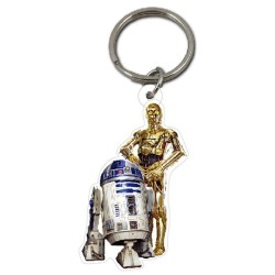 Star Wars C-3PO and R2-D2 Keyring